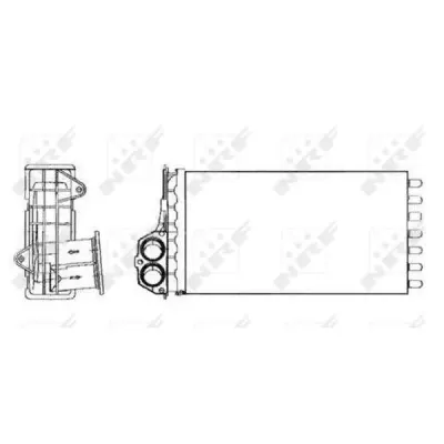 Schimbator caldura, incalzire habitaclu NRF 53634
