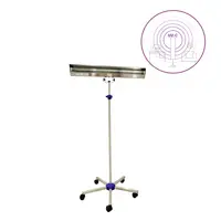 Dispozitiv de dezinfectie cu lumina ultravioleta UV-C (lampa UV-C) LBAI 15W, din inox, cu montare pe stativ mobil