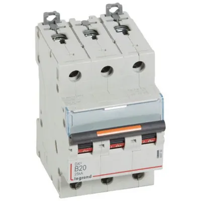 Disjunctor DX³-3P-400V~-20A-25kA-curba B - 3M