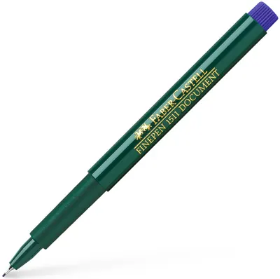 Liner Faber-Castell 1511 - Albastru, 0.4 mm