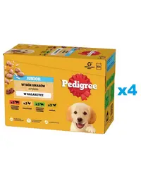 PEDIGREE Junior Pachet hrana umeda pentru catei, sortiment mixt 48x100g