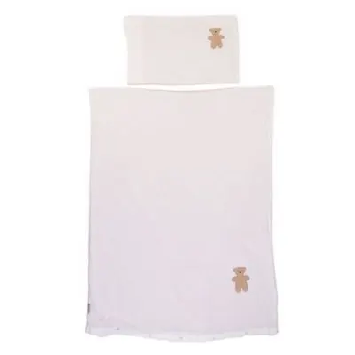 Husa pilota si fata de perna Childhome 100x140 cm, Jerse Muselina Tedy