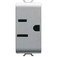 Priza 1 modul standard USA Gewiss Chorus GW14286, titan
