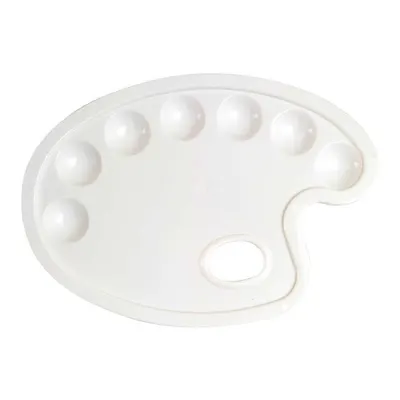 Set 3 x Paleta pictura plastic ovala 30x22 cm CWR