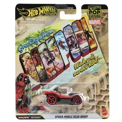Masina metalica, Hot Wheels Premium, Pop Culture, Spider Mobile Dead Buggy, JHX06