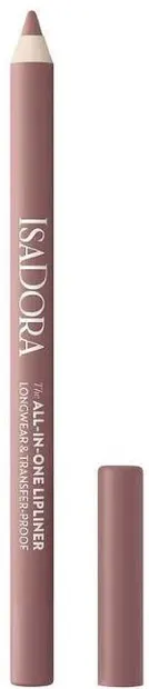 IsaDora Creion de buze de lungă durată All-in-One, 01 Bare Beige, 1.2 g