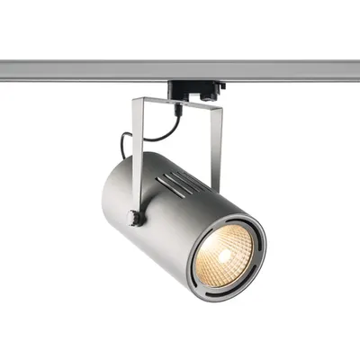 Iluminat decorativ pe sina, Traseele EURO SPOT TRACK, gri 3000K, 38 °, inclusiv. adaptor 3 circuite