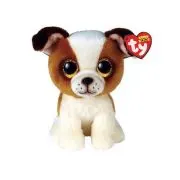 Plus 15 cm Boos Hugo Catelus maro cu alb, Ty