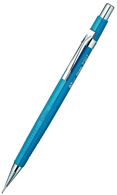 Creion automat Pentel P207 - 0.7 mm, albastru