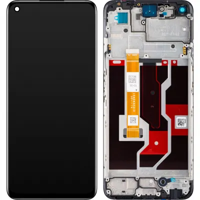 Display cu Touchscreen Oppo A96, cu Rama, Negru, Service Pack 4130058