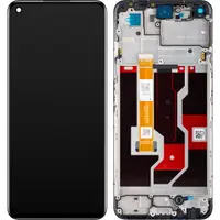 Display cu Touchscreen Oppo A96, cu Rama, Negru, Service Pack 4130058