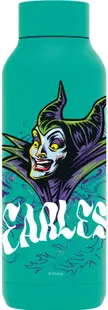 Sticlă termică Quokka Disney - Villains, Maleficent, Jet Green, 510 ml