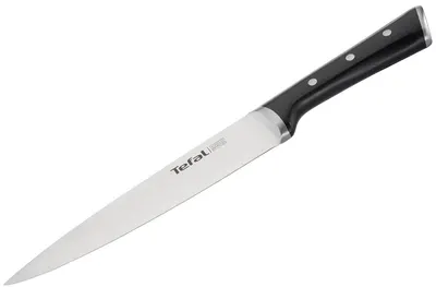 Cuțit de bucătărie Tefal - Ingenio Ice Force, 20 cm, negru