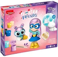 Set de colorat Maped Creativ - 2 figurine din ipsos, Super eroi
