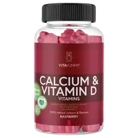 Calciu + Vitamina D ursuleti gumati vegani, 60 jeleuri, Vitayummy