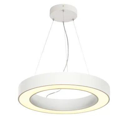 Lampa suspendata, lustra MEDO RING 60 pandantiv, alb interior pandantiv cu LED-uri, alb, 3000K