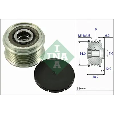 Sistem roata libera, generator INA 535 0263 10