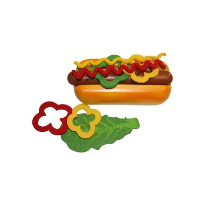 Beluga Hot dog din lemn in ambalaj de hartie