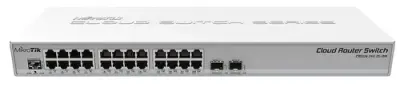 Switch MikroTik CRS326-24G-2S+RM, Gigabit, 24 Porturi
