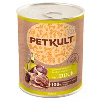 Petkult Conserva Caine Adult Cu Rata, Pachet 3 X 800 Gr