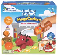 Set de joacă Learning Resources - Dragon de programare, 22 de piese