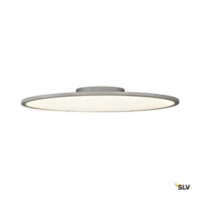 PANEL 60 round, LED Indoor ceiling light, silver-grey, 3000K