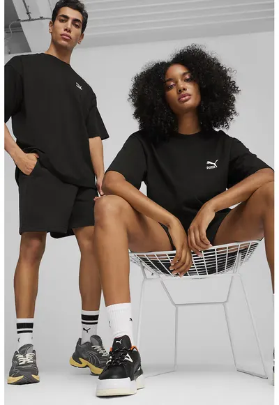 Tricou supradimensionat unisex Better Classics - Negru
