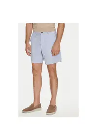 Pantaloni scurti barbati - 304508905 - Bumbac - Albastru