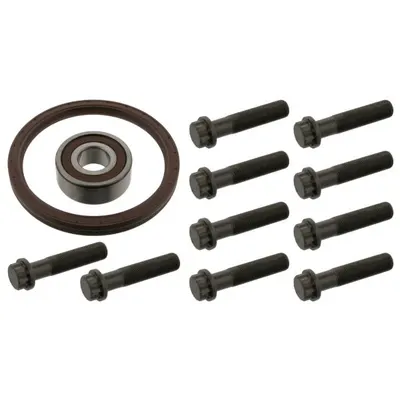 Set surub volanta (M16x1,5mm; lungime86mm, rulment cu inel si garnitura de ulei) potrivit MERCEDES ACTROS, ACTROS MP2 MP3, AXOR, AXOR 2, CITARO 2, CITARO (O 530), CONECTO (O 345) 08.73