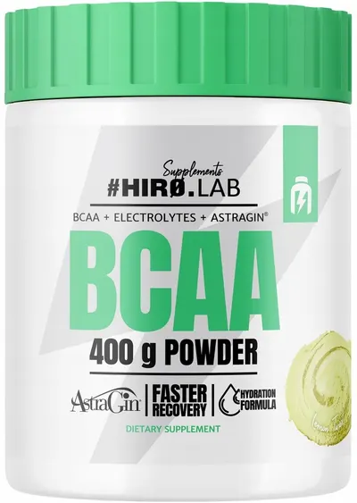 BCAA Powder, lămâie, 400 g, Hero.Lab