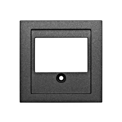 Mască pentru priză TDO(tel. Austria)/priză boxe, antracit