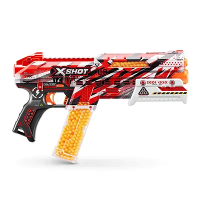 Blaster cu bile din gel si ochelari de protectie Zuru X Shot Hyper Gel Clutch