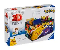 Puzzle 3D Ravensburger din 216 de piese - Pokemon, cutie de depozitare