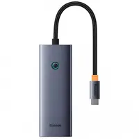 Hub USB-C Baseus UltraJoy, 4 x USB-A 3.0, Gri B0005280A813-03
