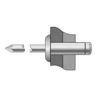 Pop-nituri Cap Bombat, Inox A2/ Inox A2 - 3 X 12