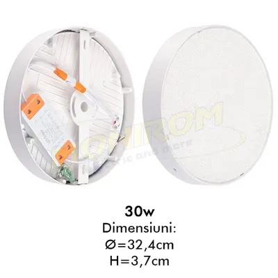 Spot Led aplicat 30w/4000k/rotund *TV 0,25ron