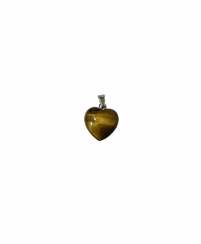 Pandantiv piatra Engros, INIMA OCHI DE TIGRU, 1.5 cm