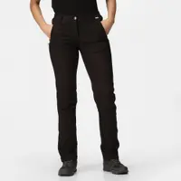 Damen Wanderhose Kurzgröße Geo Softshell II Wandern/Outdoor/Trekking Damen Black