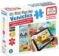 Jagu Educational Talking Puzzle - Cars, 48 de piese