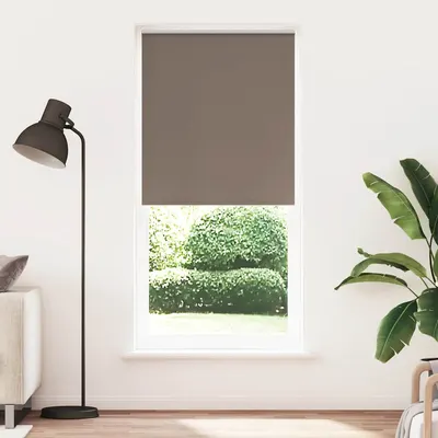 vidaXL Jaluzea opacă 84,4x230 cm, lățime material 80 cm, culoare cafea