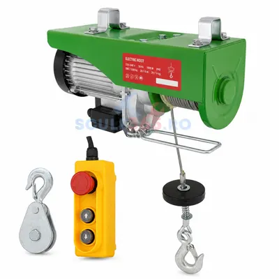 Macara electrica 1200kg, 1600w, 20m / 10m, troliu electric, electropalan CAMPION PROFESSIONAL