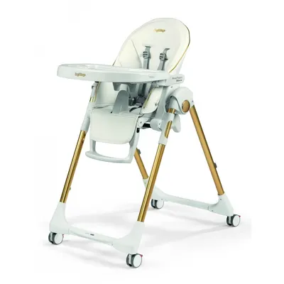 Scaun de masa Prima Pappa Zero 3 Peg Perego Follow Me Gold