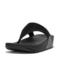 FITFLOP Lulu Shimmerlux Teenslippers GEHEEL ZWART 42