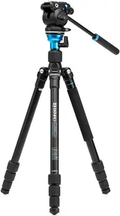 Trepied video Benro - Aero 2 Pro + S2Pro, 54-169 cm, negru