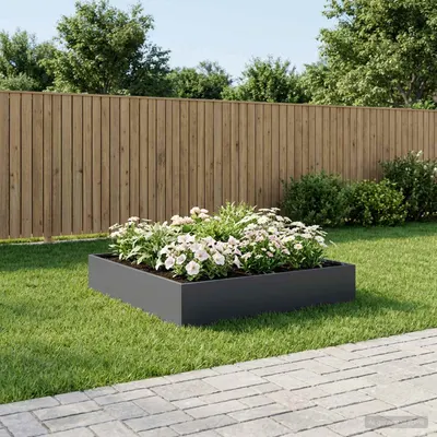 vidaXL Vază pentru Grădină Antracit 100 x 100 x 20 cm
