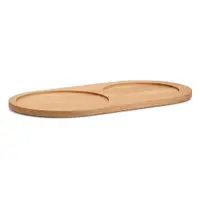 Covoraș pentru bol pentru animale 24x46 cm Doppio Oak Natural M/L – MiaCara
