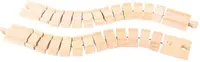 Set din lemn Bigjigs - Sine flexibile, 2 bucati
