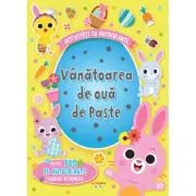 Activitati cu autocolante. Vanatoarea de oua de Paste