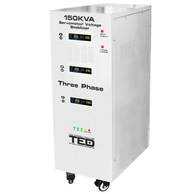 Stabilizator tensiune 150KVA 106KW, Trifazat, TED