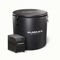Cadă cu Gheață Alaska PRO Black Edition + Mini Chiller – Recuperare 450 L